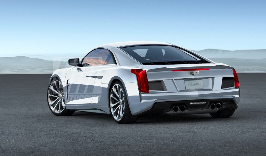 Mid-Engine Cadillac Sports Car Rendered