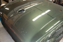 1967 green convertible restoration 13