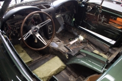 1967 green convertible restoration 4