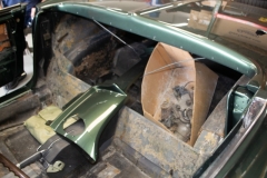 1967 green convertible restoration 9