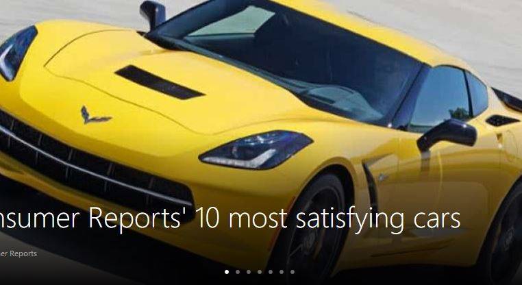 consumer reports most satisfying cars