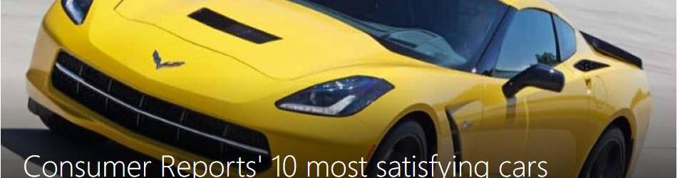 consumer reports most satisfying cars