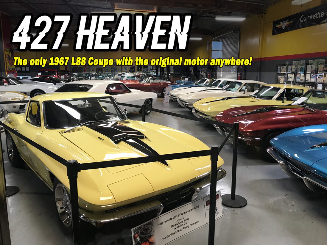 2018 bloomington gold 1967 corvette 427 l88 sport coupe