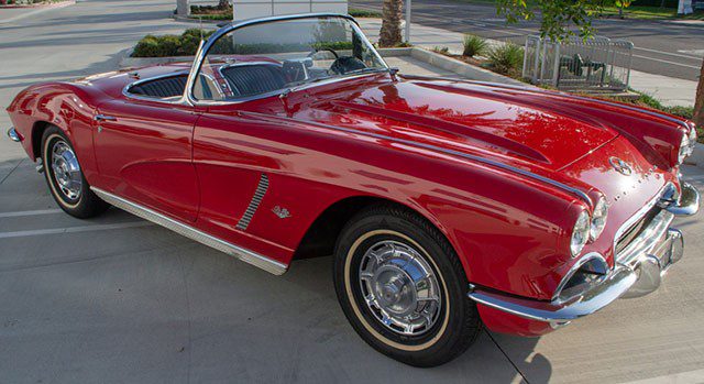 1962 Red Corvette 327