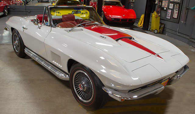 1967 Ermine White Corvette Convertible