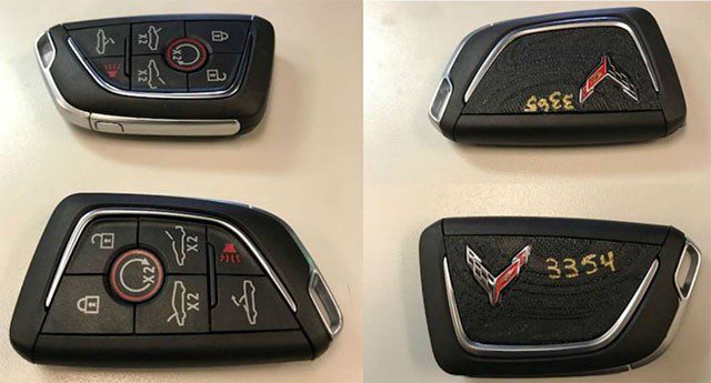 corvette c8 key fob cover