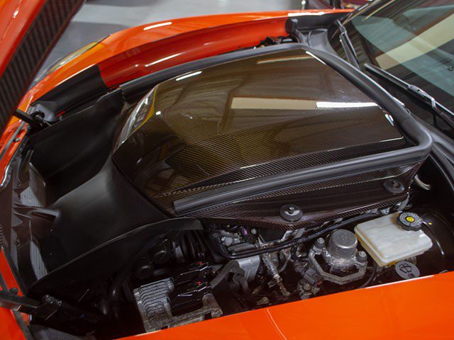 2019 Sebring Orange Corvette coupe