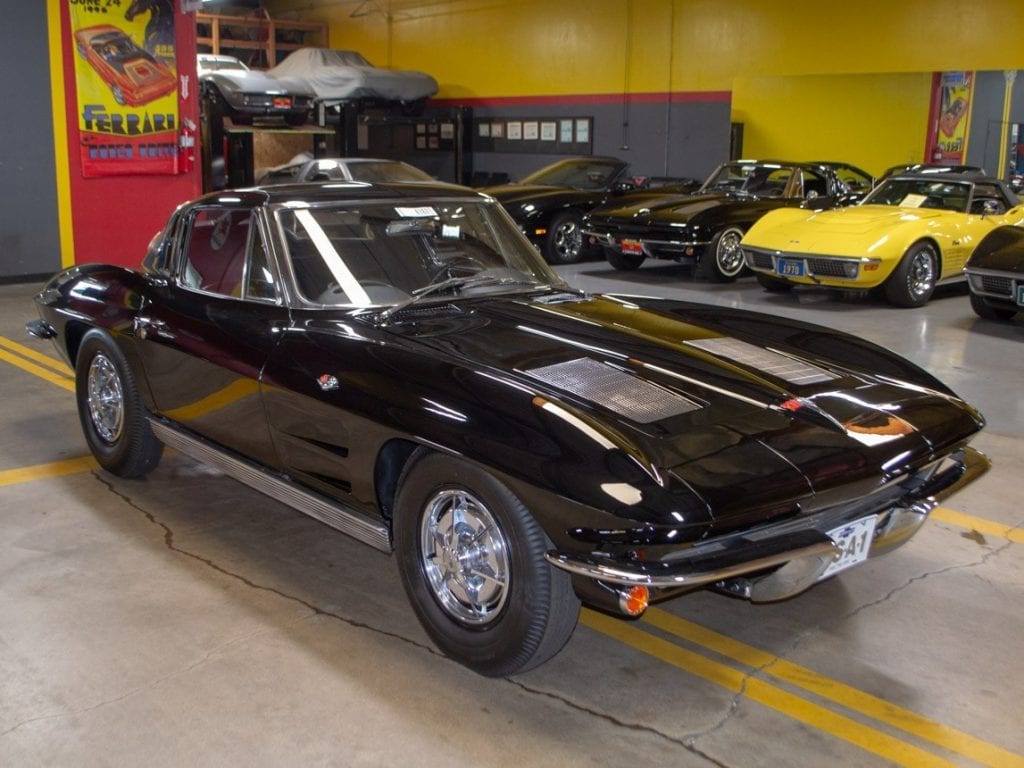 1963 Tuxedo Black Corvette Split Window Coupe