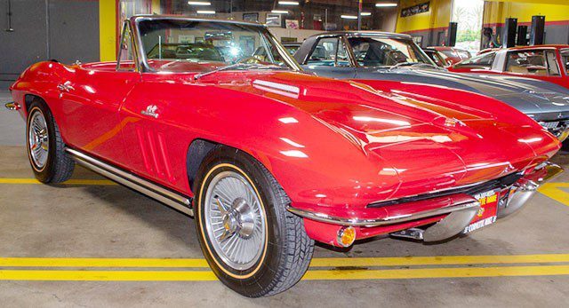 1965 Red 396 Corvette Convertible