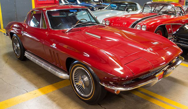 1966 Maroon Corvette L72 Coupe