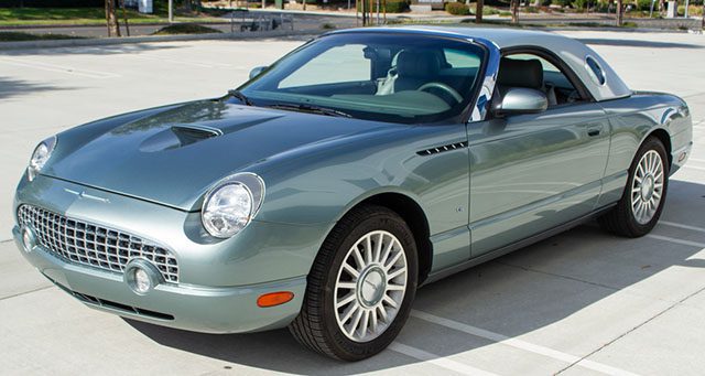 2004 green ford thunderbird pacific coast edition exterior