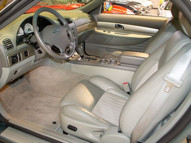 2004 green ford thunderbird pacific coast edition interior