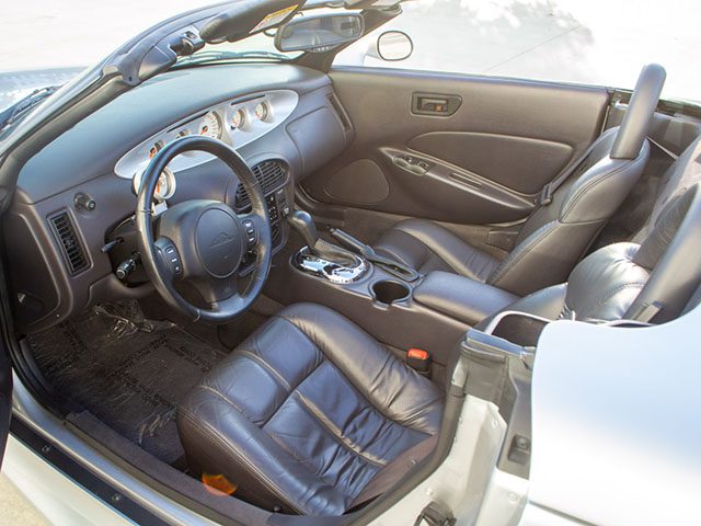 2002 silver chrysler prowler interior