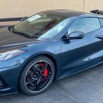 2020 shadow gray corvette c8 coupe exterior