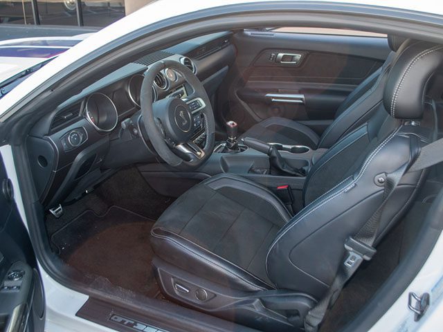 2016 white shelby mustang interior