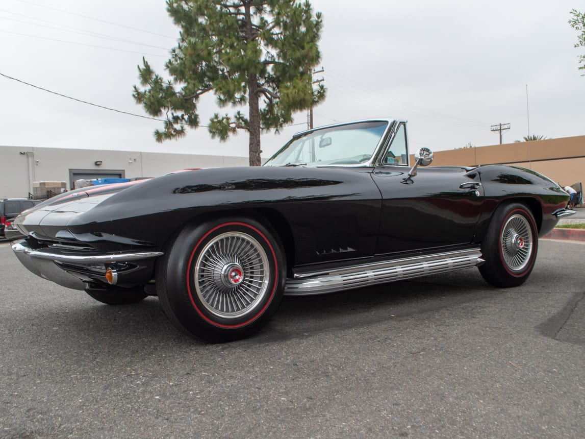 1967 Black Corvette L71 Convertible 1368