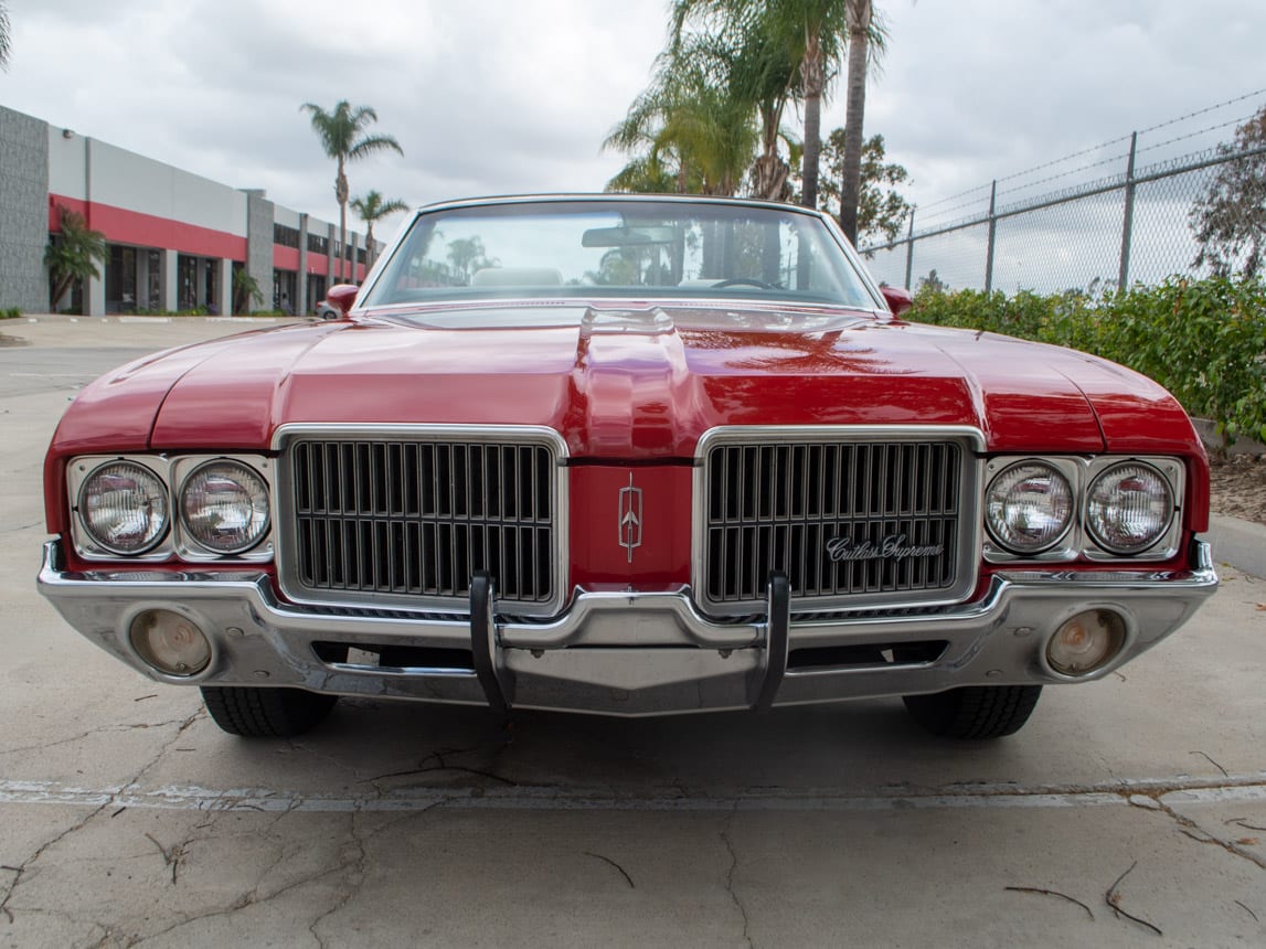 1971 Red Oldsmobile Cutlass Convertible 0986