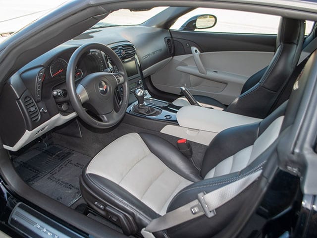 2008 black corvette indianapolis 500 pace car coupe interior 1