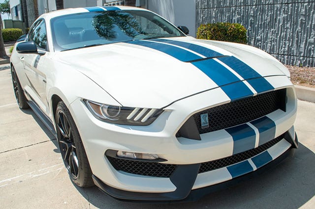 2020 white shelby coupe exterior 1