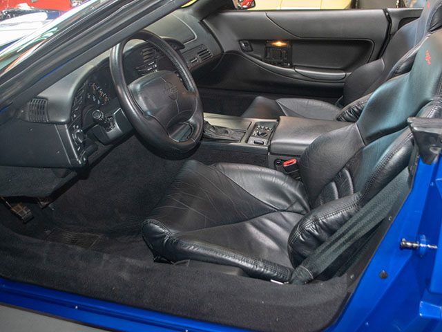 1996 blue grand sport convertible interior 1