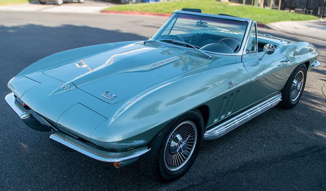 1966 mssport green corvette l72 coming 1