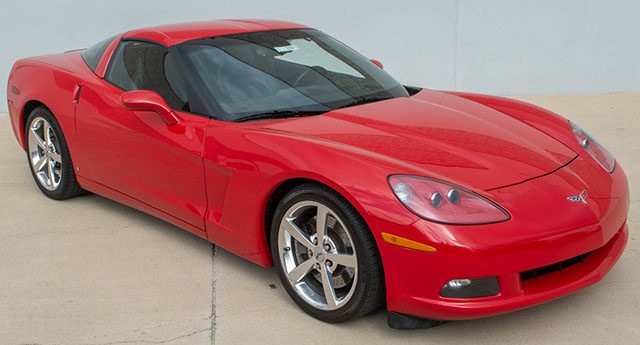 2008 red corvette coupe 1