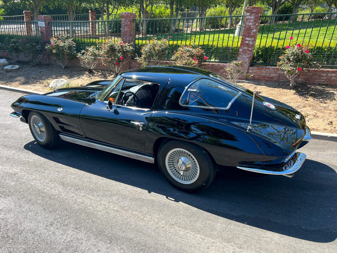 1963 Black Split Window Corvette with 1 Owner 2260