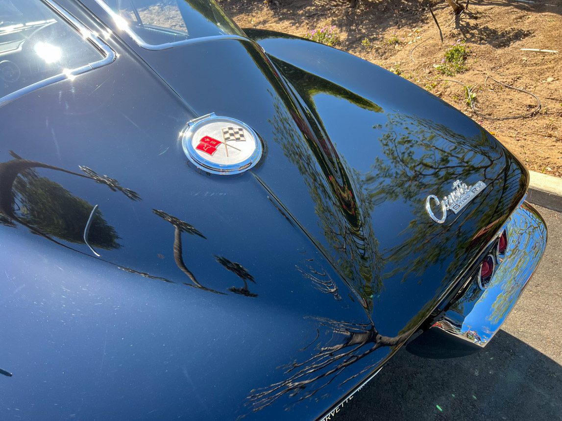 1963 Black Split Window Corvette with 1 Owner 2276