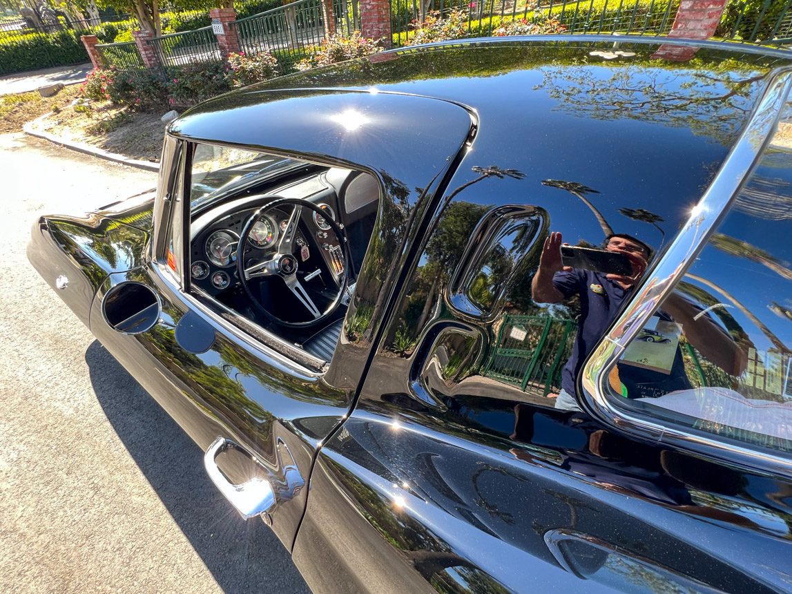 1963 Black Split Window Corvette with 1 Owner 2280