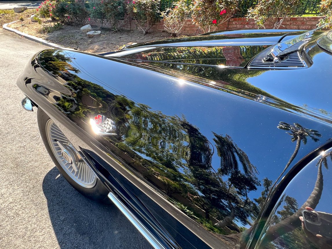 1963 Black Split Window Corvette with 1 Owner 2283