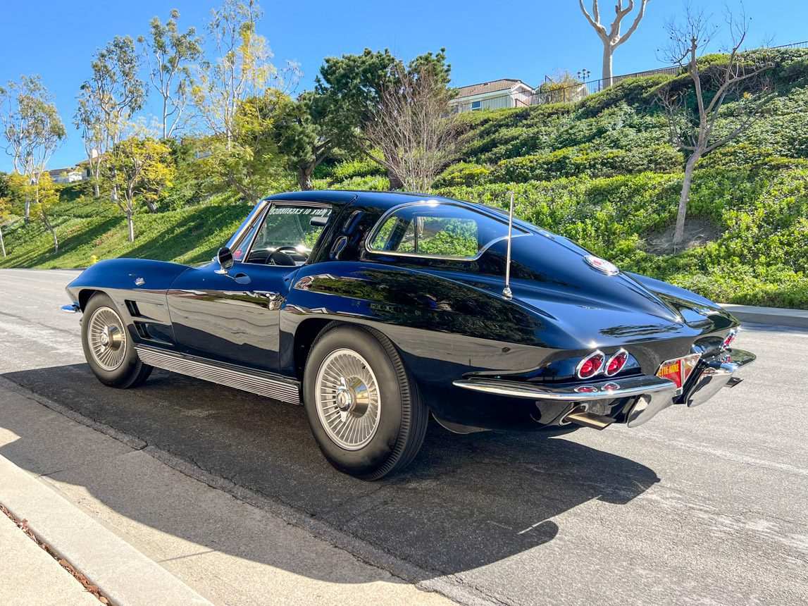 1963 Black Split Window Corvette with 1 Owner 2288