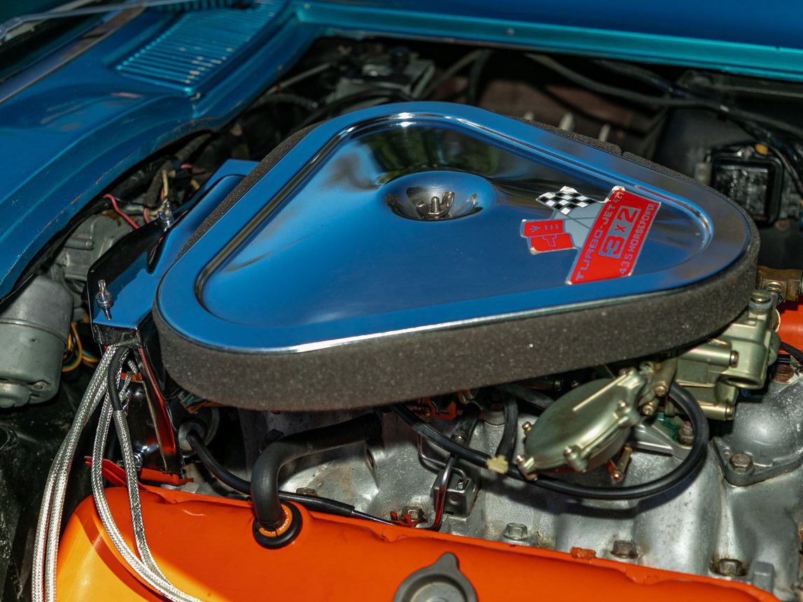 1967 Blue L71 Convertible 125