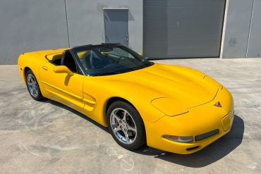 2002 Yellow Corvette Convertible 5292
