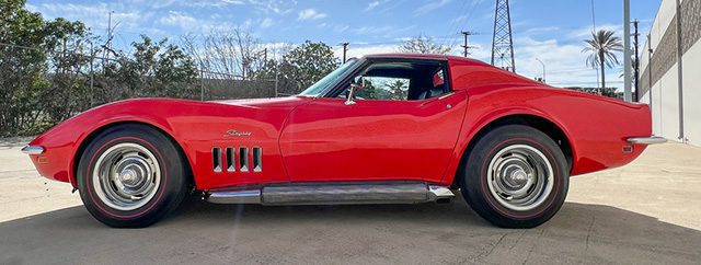 1969 red corvette l89 coupe 1
