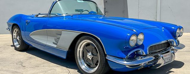 1961 blue corvette resto mod 1