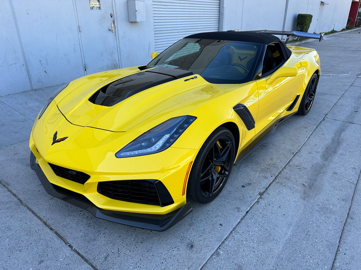 2019 Corvette Yellow ZR 1 7836