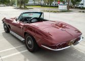 1967 Maroon Corvette L71 Convertible 0736