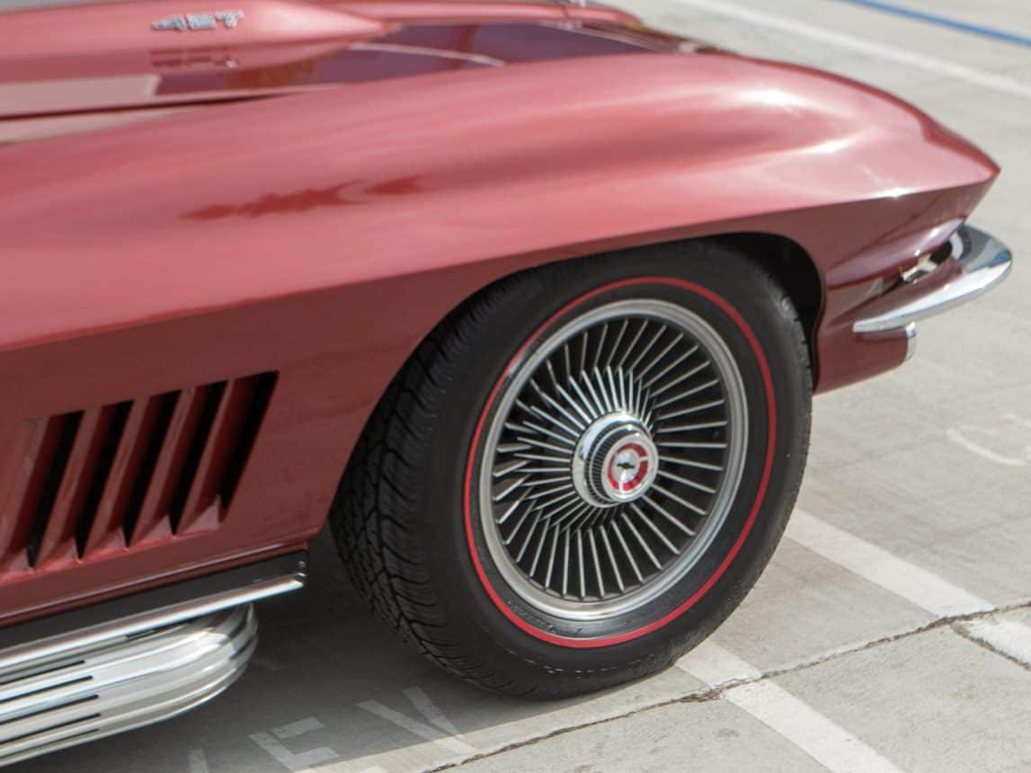 1967 Maroon Corvette L71 Convertible 0740