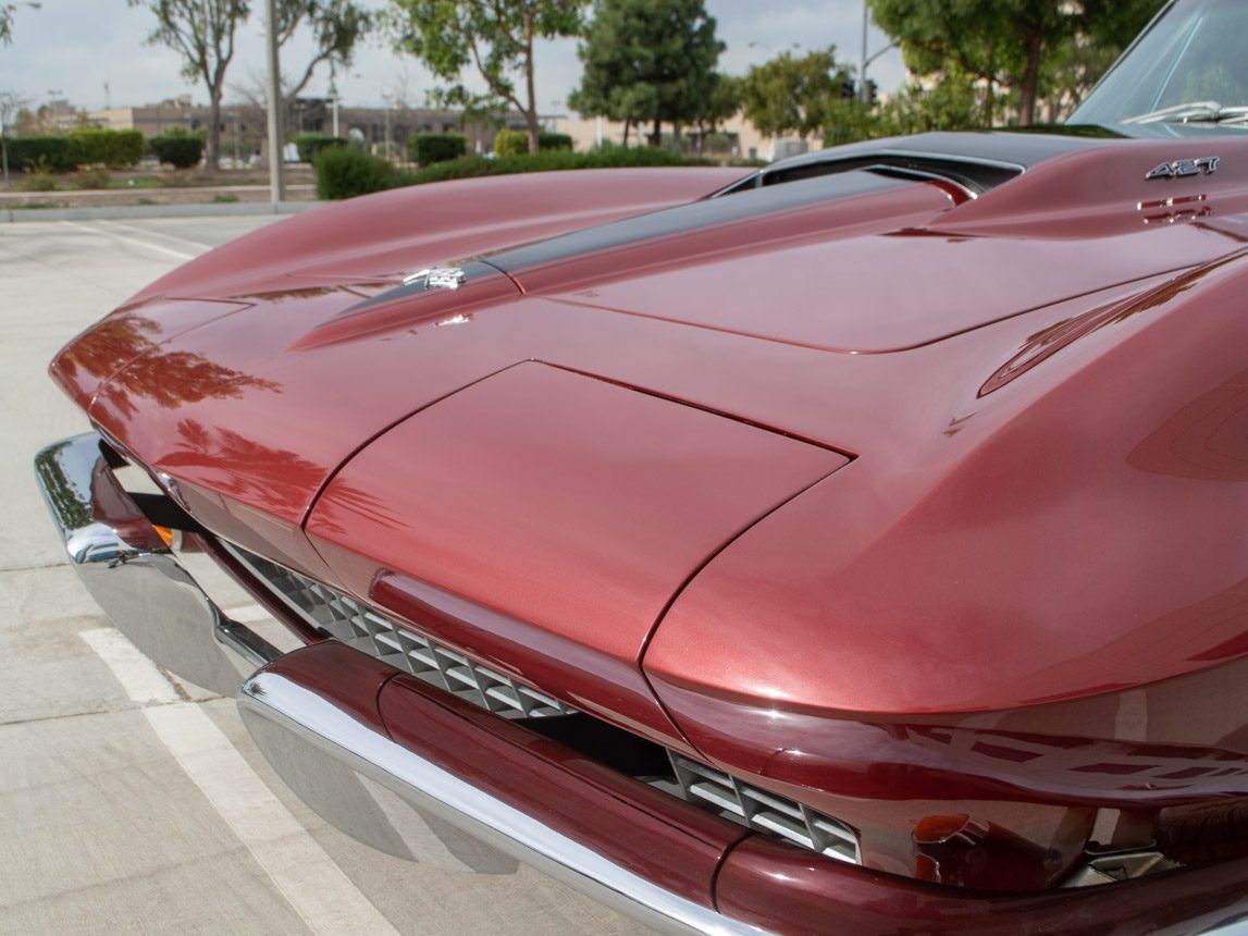 1967 Maroon Corvette L71 Convertible 0744