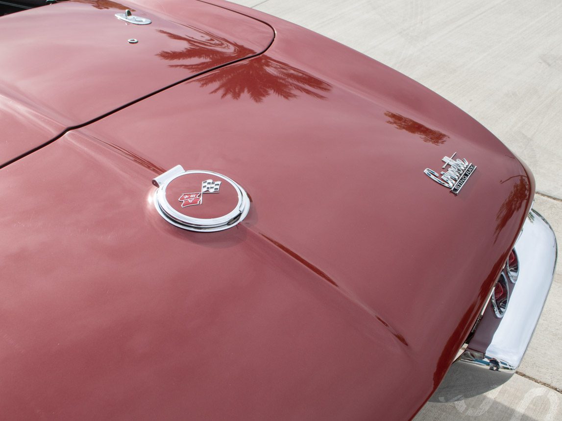 1967 Maroon Corvette L71 Convertible 0745