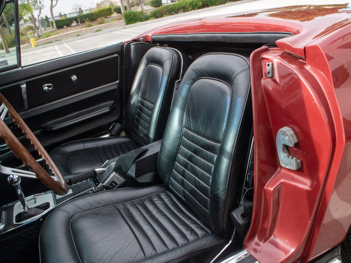 1967 Maroon Corvette L71 Convertible 0748