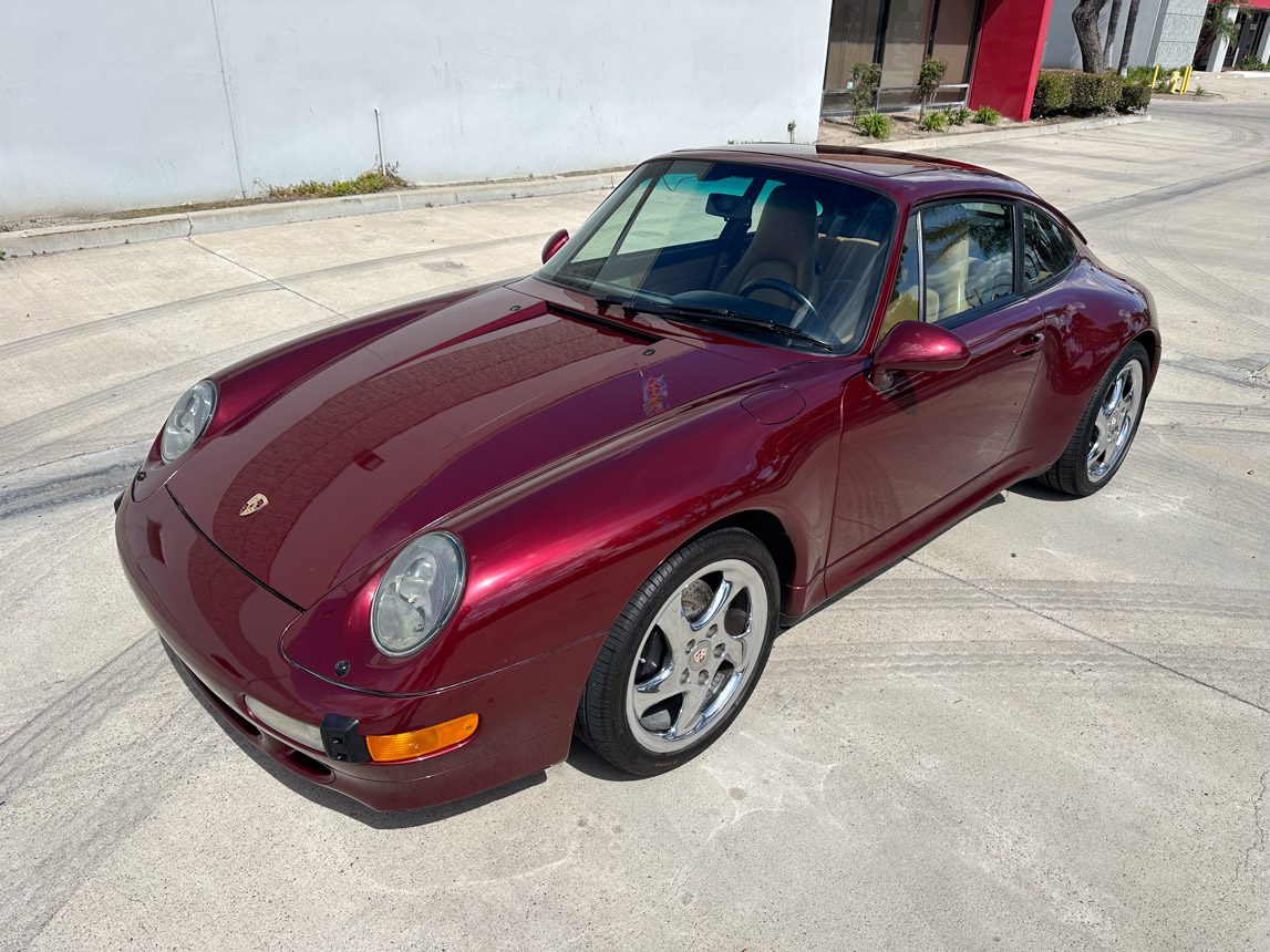 1996 Red Porsche Carrera 4S Coupe 2810