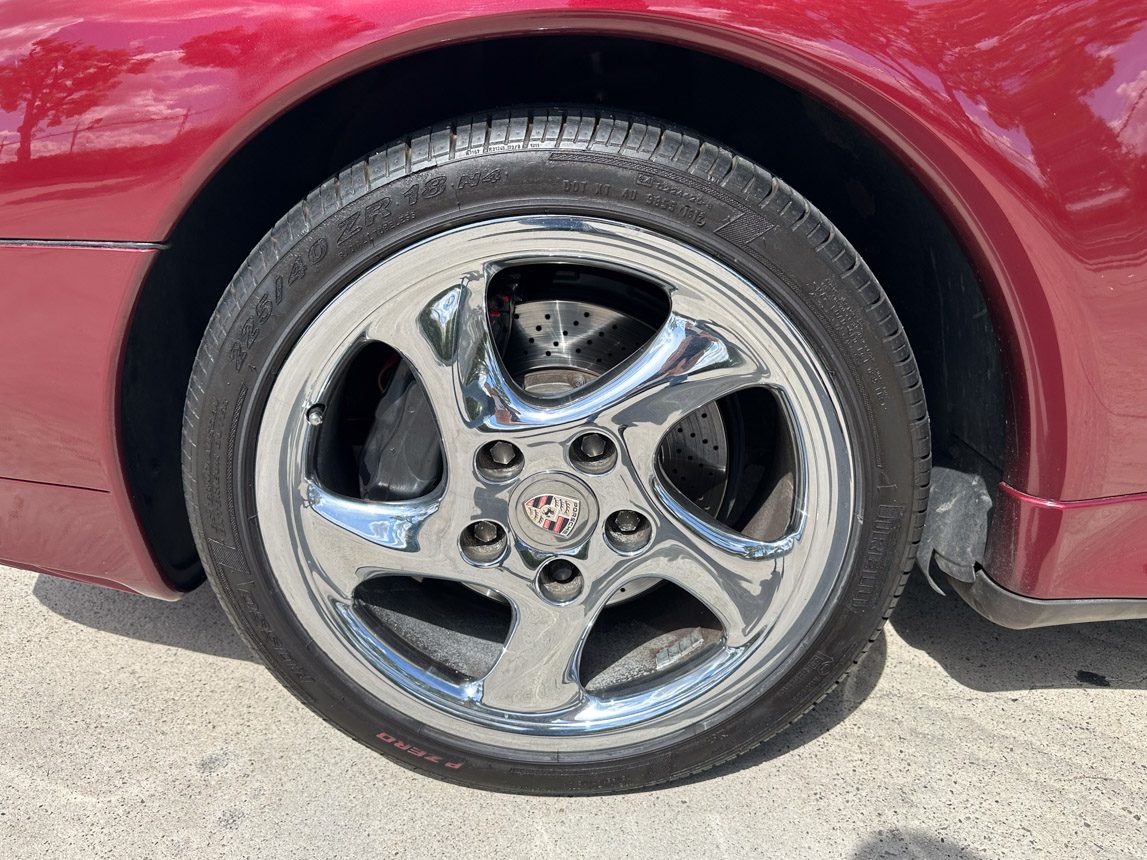 1996 Red Porsche Carrera 4S Coupe 2821
