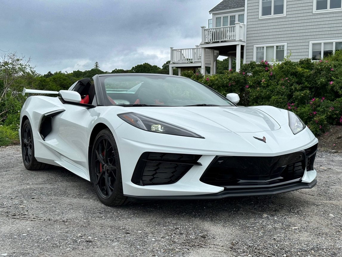 2022 Artic White C8 Convertibel Corvette 3LT 3