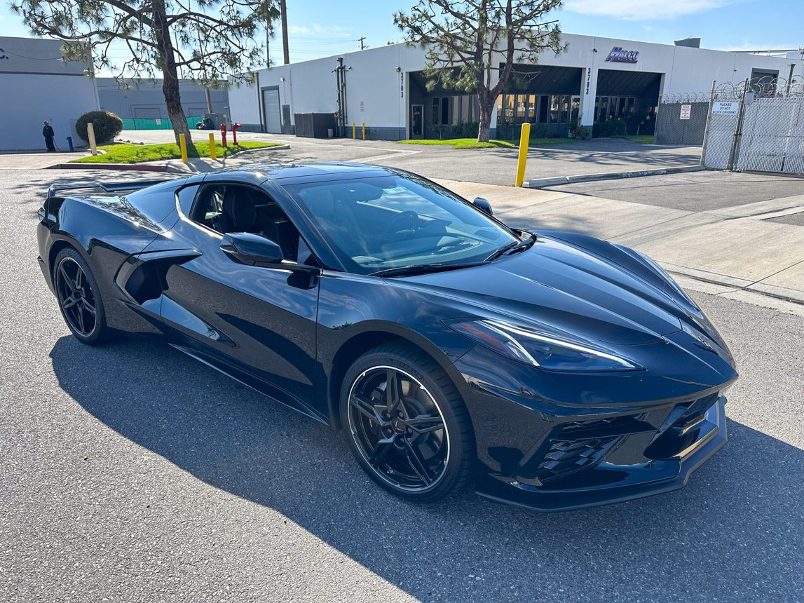 2023 Black C8 Corvette