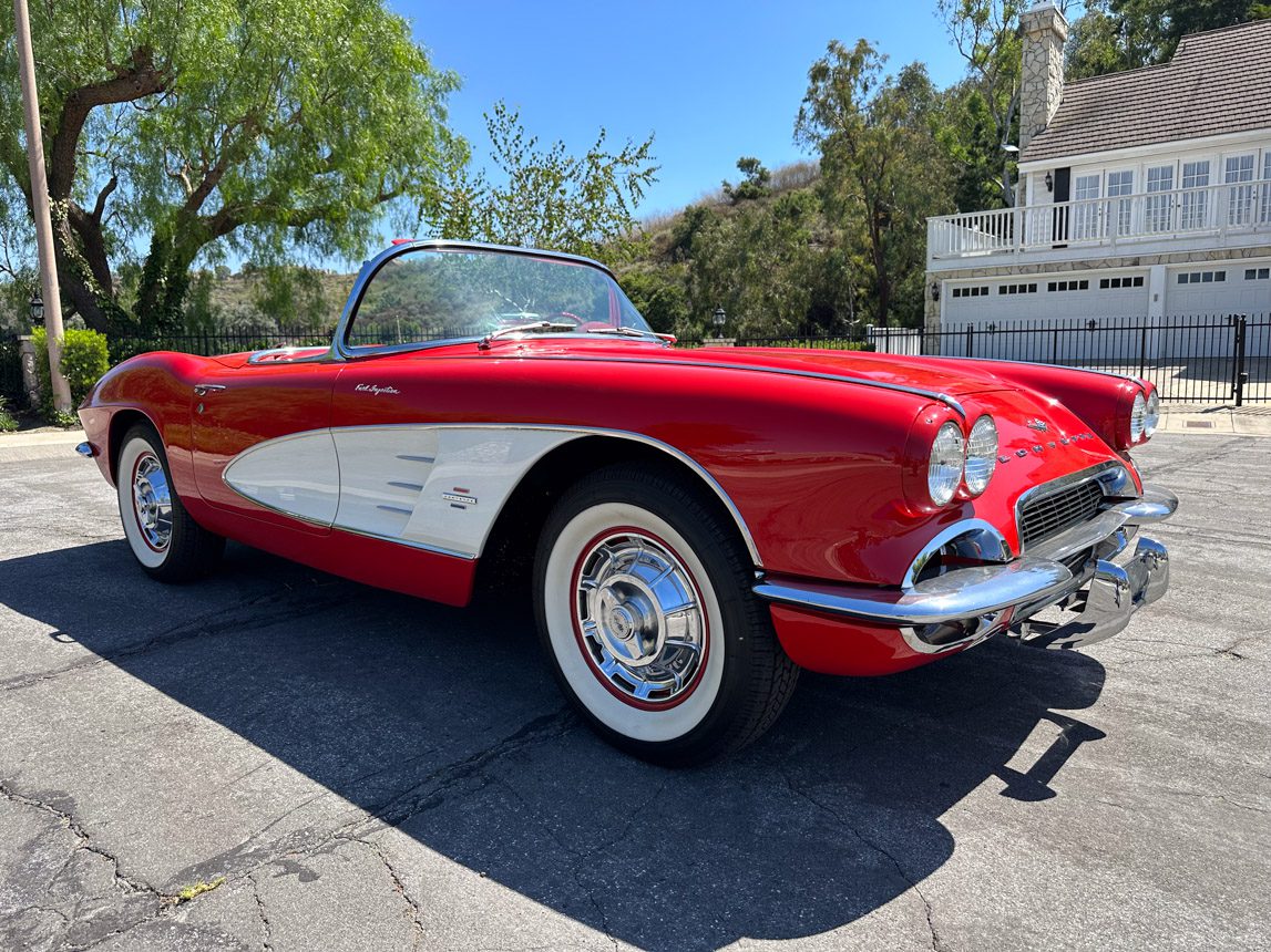 1961 Red Corvette 6034