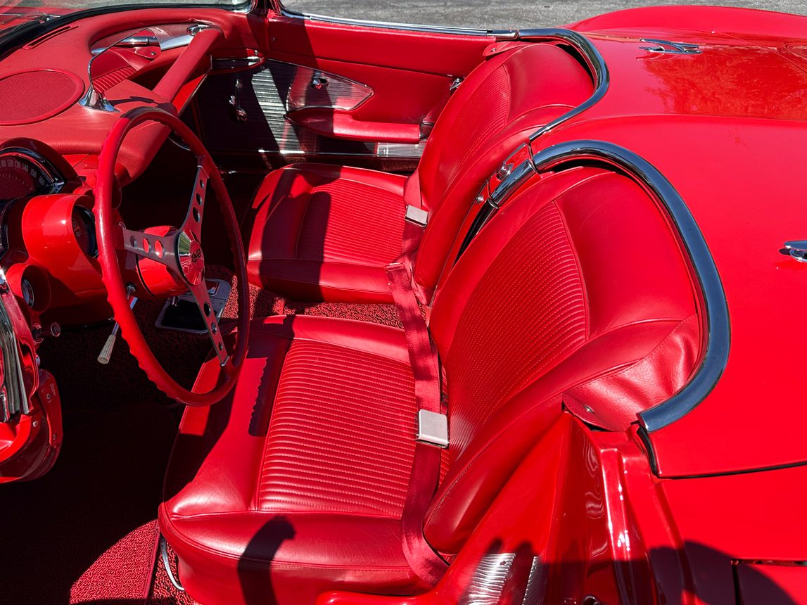 1961 Red Corvette 6055