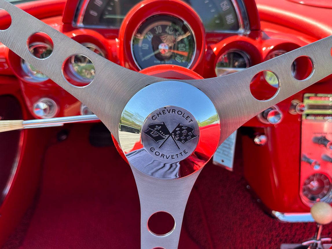 1961 Red Corvette 6058