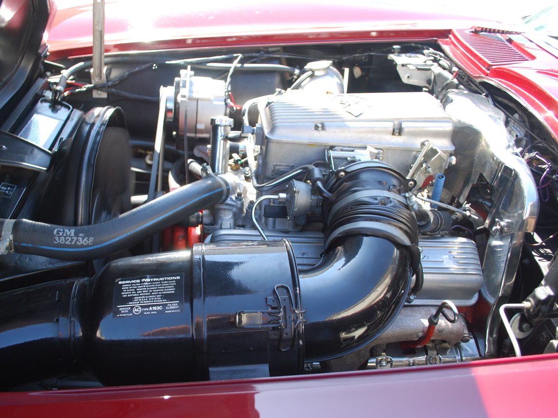 1965 Red Corvette 0250