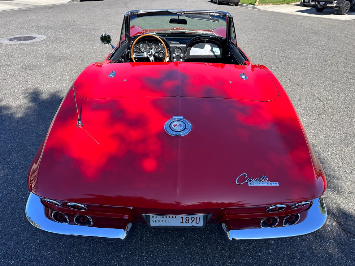 1965 Red Corvette Convertible 6478